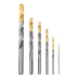 Набор сверл по металлу Denzel, 2-8мм, Р6М5К8-TiN, Golden Tip, 6 шт 723004 купить в Екатеринбурге
