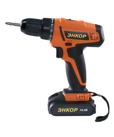Шуруповерт акк ДША-2 14,4ЭР/10Л кейс Энкор 50024 купить в Екатеринбурге