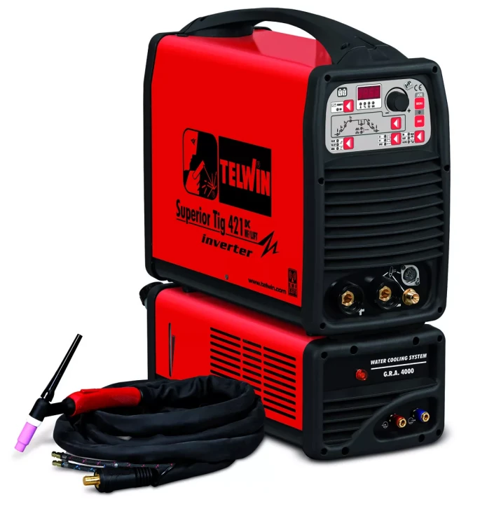 Сварочный аппарат Telwin SUPERIOR TIG 421 DC-HF/LIFT AQUA  TIG ACC  купить в Екатеринбурге