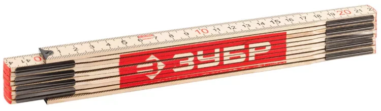 Метр ЗУБР "ЭКСПЕРТ" складной, усиленный, деревянный, 2м 3424-2_z01 купить в Екатеринбурге