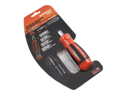 Отвертка-держатель бит реверсивная Кратон Complect 12 в 1 2 09 05 009 купить в Екатеринбурге