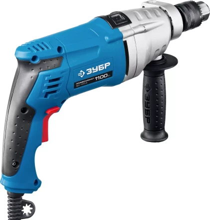 Дрель ударная двухскоростная + кейс ЗДУ-1100-2 ЭРМКМ2 серия ПРОФЕССИОНАЛ купить в Екатеринбурге