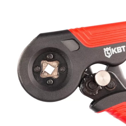 Пресс-клещи КВТ ПКВк-10А для опрессовки втулочных наконечников до 10 мм (101397) купить в Екатеринбурге