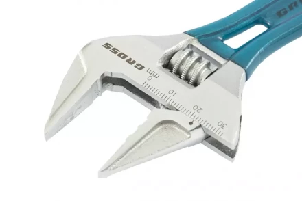 Ключ разводной, 150 мм,CrV, укороченная ручка  GROSS 15564 купить в Екатеринбурге