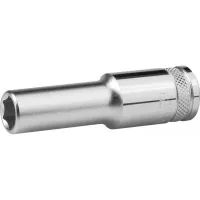 Торцовая головка KRAFTOOL "INDUSTRIE QUALITAT", удлиненная, Cr-V, FLANK, хромосатинированная, 1/2", 11 мм 27807-11_z01