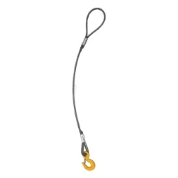 Строп канатный одноветвевой 1СК 2.5 т L=5.5 м с кч din 3.0 т канат din опрессовка