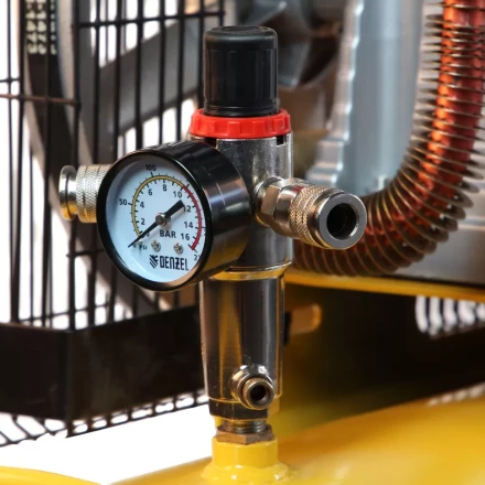 Компрессор воздушный, ременный привод BCI5500-T/270, 5.5 кВт, 270 литров, 850 л/мин Denzel 58129 купить в Екатеринбурге