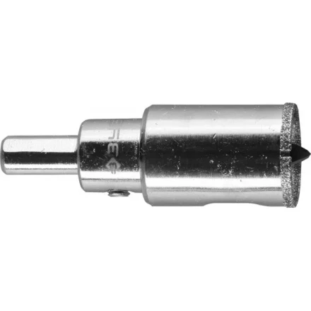 Коронка ЗУБР алмазная в сборе по кафелю, керамике с центрирующим сверлом и имбусовым ключом, зерно 60, 24мм 29850-24 купить в Екатеринбурге