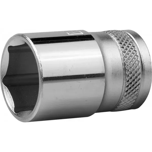 Торцовая головка KRAFTOOL "INDUSTRIE QUALITAT", Cr-V, FLANK, хромосатинированная, 1/2", 18 мм 27805-18_z01 купить в Екатеринбурге