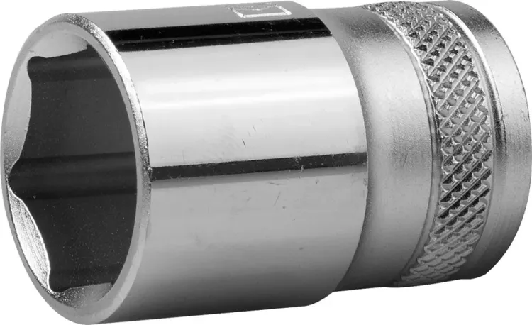Торцовая головка KRAFTOOL "INDUSTRIE QUALITAT", Cr-V, FLANK, хромосатинированная, 1/2", 18 мм 27805-18_z01 купить в Екатеринбурге