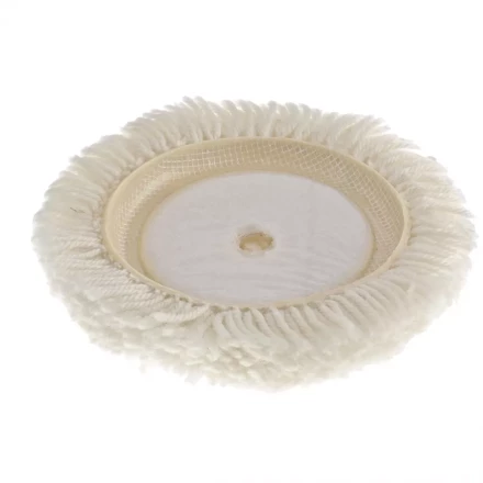 Насадка полировальная &quot;под липучку&quot; 125 мм плетеная шерстяная нить MATRIX 75957 купить в Екатеринбурге