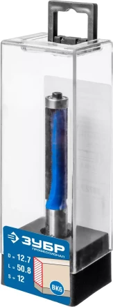 ЗУБР 12.7 x 50.8м. хвостовик 12 мм, фреза кромочная с нижним подшипником, Профессионал (28727-12.7-50.8) (1) купить в Екатеринбурге