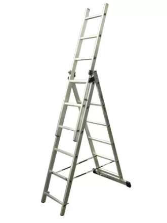 Лестница трехсекционная 3х 11 ступеней "Энкор" 69685 купить в Екатеринбурге
