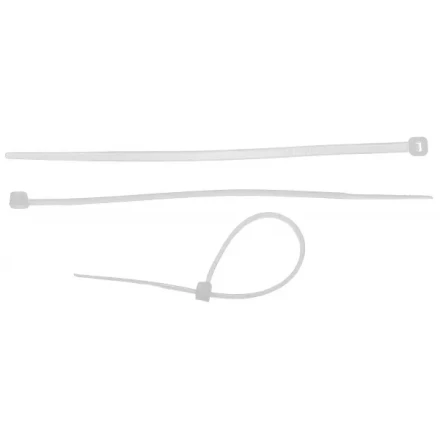 Хомуты ЗУБР нейлоновые, в п/э пакете, тип 7, белые, 2,5ммх200мм, 50шт 4-309017-25-200 купить в Екатеринбурге