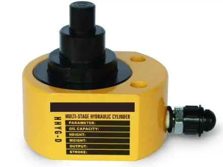 Домкрат гидравлический телескопический низкий TOR HHYG-100D (ДТ100Г69) 100 т (3 уровня) 1004679 купить в Екатеринбурге