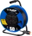 Удлинитель на катушке &quot;КГ 315&quot;, 50 м, 3700 Вт, 4 гнезда, IP44, КГ 3х1,5 кв мм, ЗУБР 55080-50 купить в Екатеринбурге