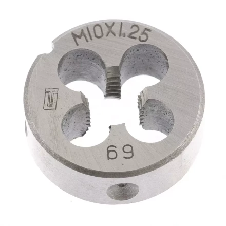 Плашка М10 х 1,25 мм СИБРТЕХ 77025 купить в Екатеринбурге