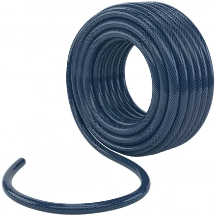 Шланг поливочный армированный трехслойный ПВХ 1/2 50 м Садовод Сибртех 67237 купить в Екатеринбурге