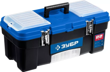 ЗУБР ДЕСНА-22, 557 x 284 x 236 мм, (22), Пластиковый ящик для инструментов (38181-22) купить в Екатеринбурге