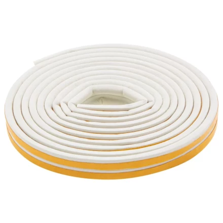 Уплотнитель резиновый, 6 м, профиль &quot;P&quot;, белый Сибртех 88913 купить в Екатеринбурге