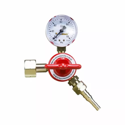 Редуктор пропановый FoxWeld БПО-5-СВ-АЛ1 манометр купить в Екатеринбурге