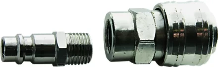 Набор переходников быстросъемное соединение резьбовое соед. 2 шт. внутр. диаметр 1/4&quot;  MATRIX 57016 купить в Екатеринбурге