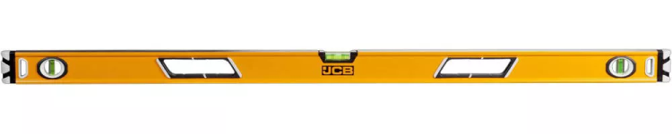 Уровень JCB коробчатый, магнитный, 2 фрезерованные базовые поверхности, 3 ампулы, крашенный, с ручками, 0,5мм/м, 120см JBL005 купить в Екатеринбурге