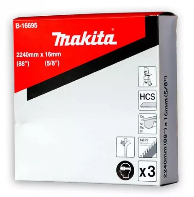 Набор полотен Makita B-16695 для ленточной пилы купить в Екатеринбурге