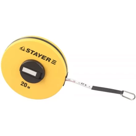 Мерная лента STAYER "STANDARD" фиберглассовая двусторонняя, 20м 34153-20 купить в Екатеринбурге