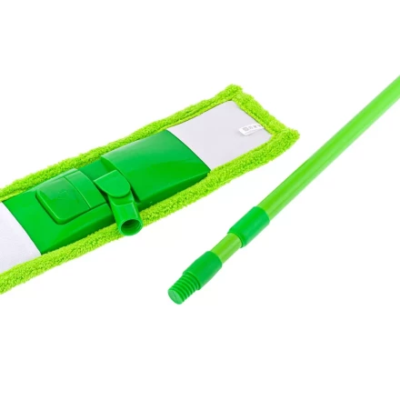 Швабра телескопическая Elfe 120 см с пластиковой складной подошвой насадка микрофибра 935055 купить в Екатеринбурге