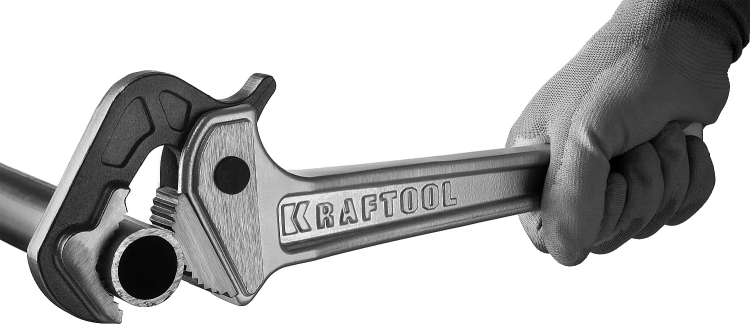 Ключ KRAFTOOL "MASTERGRIP" трубный быстрозажимной, кованые губки, 1/2"-2" 27365-14 купить в Екатеринбурге