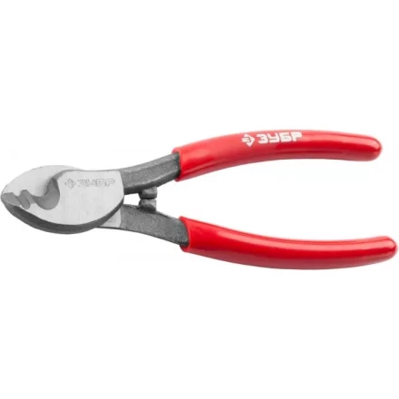 Кабелерез ЗУБР&quot;МАСТЕР&quot;для резки неброн кабеля из цв металлов, цельнокованые из Ст 55,кабель сечением до 22 мм2,150мм 23343-15 купить в Екатеринбурге