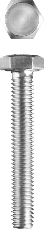 Болт ГОСТ 7798-70, M8 x 50 мм, 3 шт, кл. пр. 5.8, оцинкованный, ЗУБР 303086-08-050 купить в Екатеринбурге