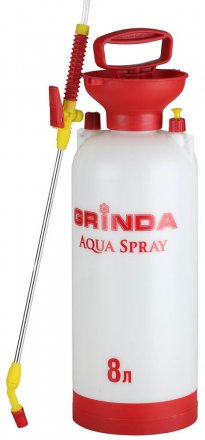 Опрыскиватель садовый GRINDA &quot;Aqua Spray&quot;, широкая горловина, устойчивое дно, алюминиевый удлинитель, 8л 8-425117_z01 купить в Екатеринбурге