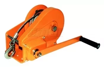 Лебедка ручная с тормозом BHW 1200 канат купить в Екатеринбурге