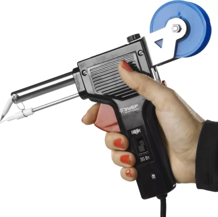 Паяльники с подачей припоя 2 мощности (30Вт/60Вт) серия ПРОФЕССИОНАЛ купить в Екатеринбурге