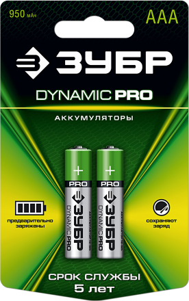 Аккумуляторы DYNAMIC PRO никель-металлгидридные (NiMH) ААА 950мА/ч серия Без серии купить в Екатеринбурге