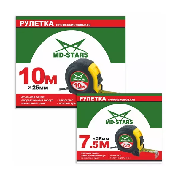 Рулетка измерительная MD-STARS 56-5025 купить в Екатеринбурге