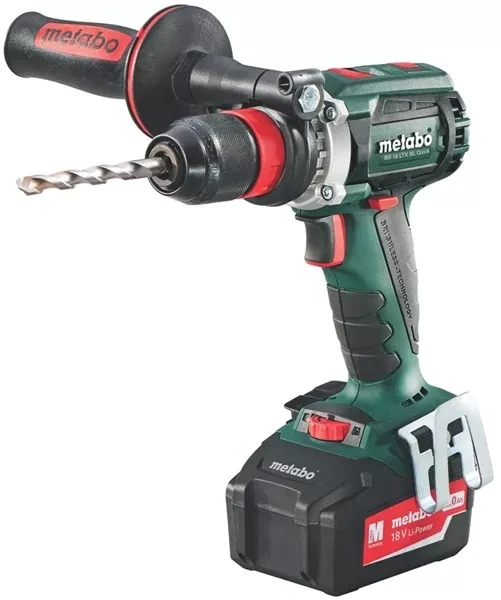 Дрель-винтоверт аккумуляторная METABO BS 18 LTX Quick с рукояткой 18В, 2х5.5Ач, LiHD в кейсе купить в Екатеринбурге