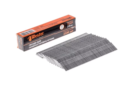 Гвозди для степлера WESTER 826-014 1 х 1.25 х 20 мм 2500 шт. купить в Екатеринбурге