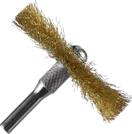 ЗУБР &quot;ПРОФЕССИОНАЛ&quot;. Набор щеток дисковых для дрели, витая стальная латунированная проволока 0,3мм, 5 шт 3521-H5_z02 купить в Екатеринбурге