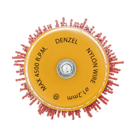 Щетка для дрели Denzel, 65 мм, Чашка, со шпилькой, нейлоновая щетина, 74435 купить в Екатеринбурге