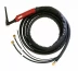 Горелка TIG 18 320A 100% M12x1 1/4G 3/8G 8метра без управляющих разъемов Aurora купить в Екатеринбурге