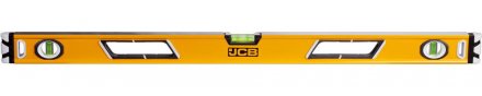 Уровень JCB коробчатый, магнитный, 2 фрезерованные базовые поверхности, 3 ампулы, крашенный, с ручками, 0,5мм/м, 90см JBL004 купить в Екатеринбурге