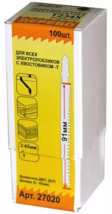 Пилка для электролобзика T234 X PROGR HCS 1шт/100 Энкор 27020 купить в Екатеринбурге