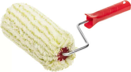 Валик ЗУБР &quot;ЭКСПЕРТ&quot; ФАСАДНЫЙ-ГИГАНТ &quot;МАКСПРОФИ&quot;, полиакрил, ворс 22мм, ручка 8мм, d=68/180мм 03508-18 купить в Екатеринбурге