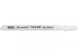 Полотна для электролобзика по металлу 3 шт T127D 75 х 3мм HSS MATRIX Professional
