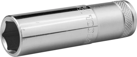 Торцовая головка KRAFTOOL &quot;INDUSTRIE QUALITAT&quot;, удлиненная, Cr-V, FLANK, хромосатинированная, 1/2&quot;, 15 мм 27807-15_z01 купить в Екатеринбурге