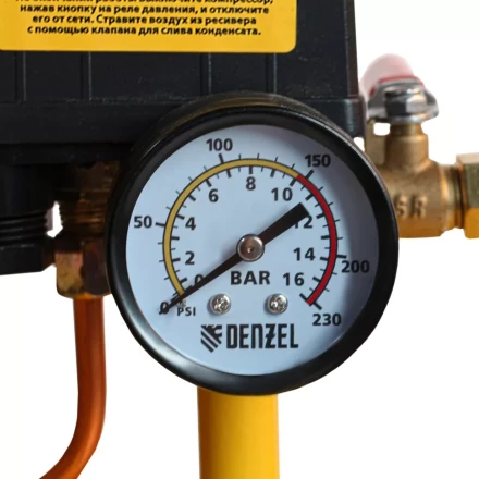 Компрессор воздушный BCI3000-T/200, ременный привод , 3.0 кВт, 200 литров, 530 л/мин Denzel 58119 купить в Екатеринбурге
