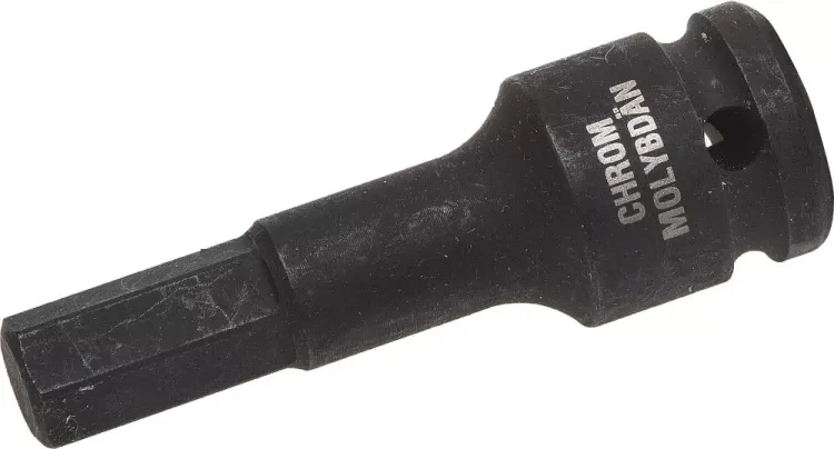 Торцовая головка KRAFTOOL "INDUSTRIE QUALITAT" ударная (1/2"), HEX, Cr-Mo, фосфатированная, H12 27950-12_z01 купить в Екатеринбурге